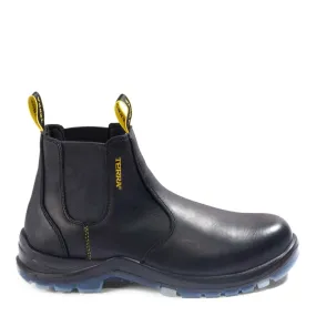 Terra Men's Safety Work Boots Murphy 6" Chelsea Leather Waterproof with Composite Toe and Plate  | Sizes 3-14
