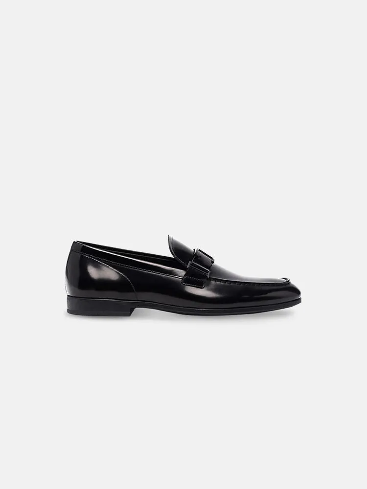 Tods T Buckle Patent Loafers