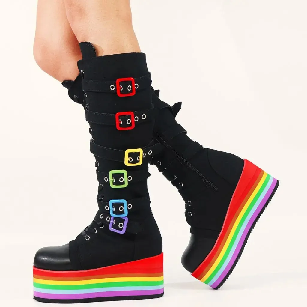 Womens Rainbow Gigifox winter Boots
