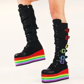 Womens Rainbow Gigifox winter Boots