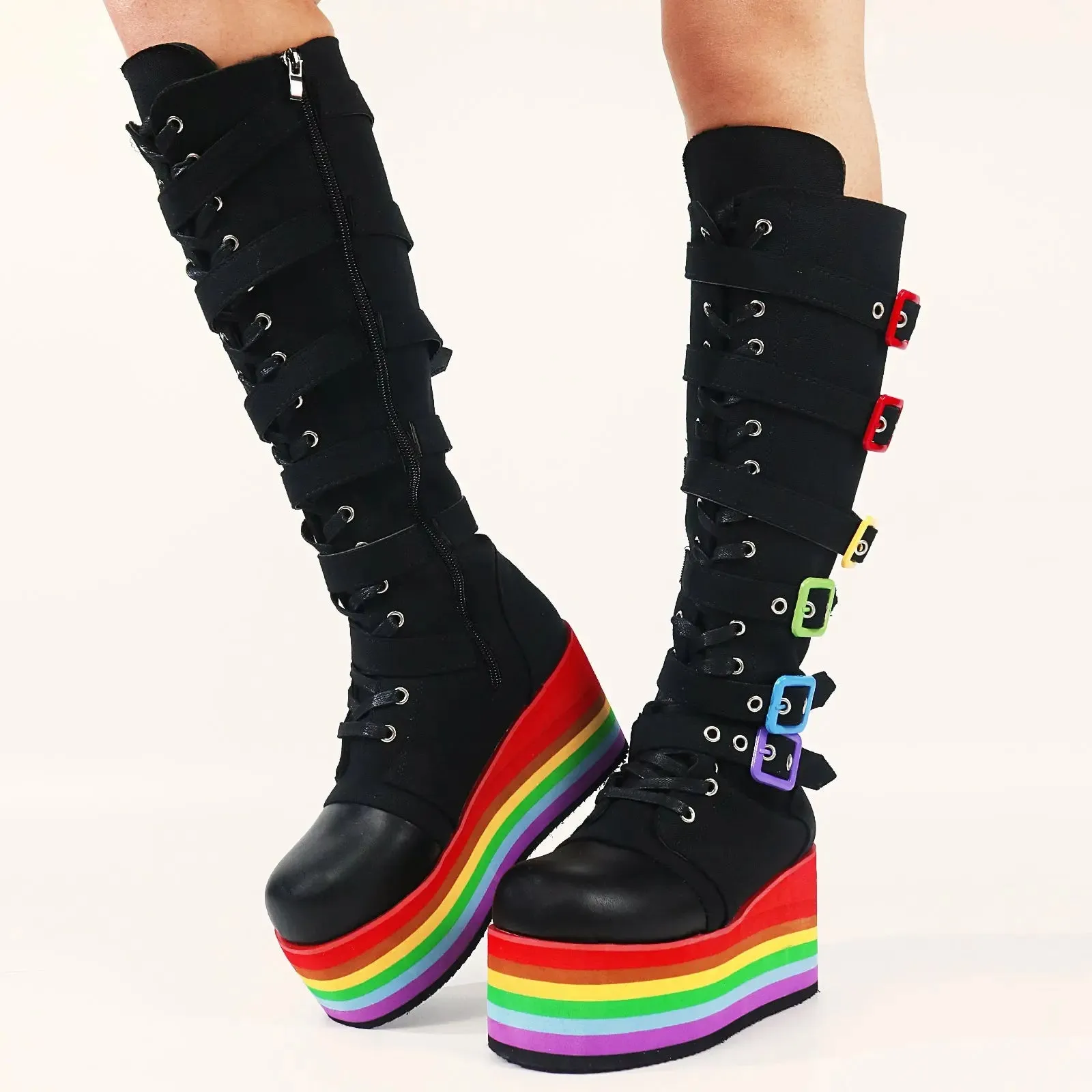 Womens Rainbow Gigifox winter Boots